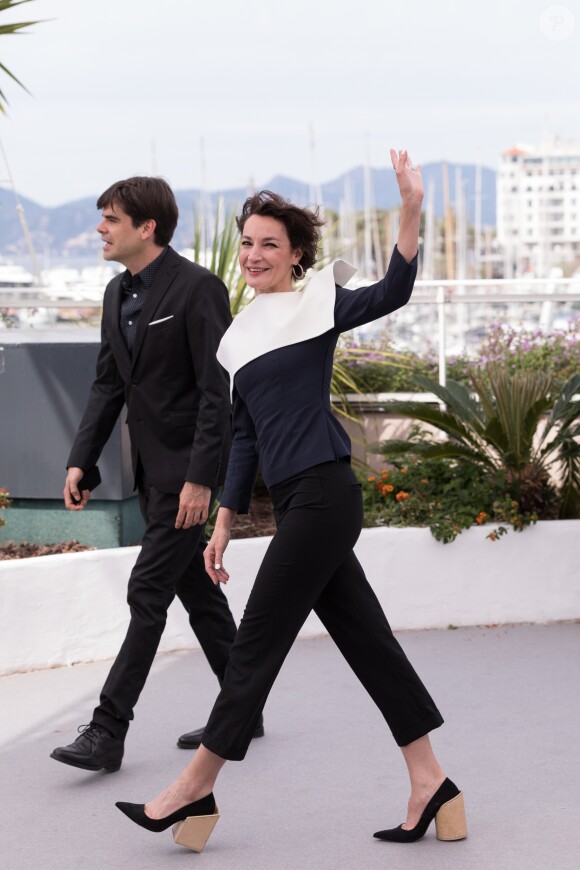 Jeanne Balibar au photocall de "Barbara" lors du 70ème Festival International du Film de Cannes, le 18 mai 2017. © Borde-Jacovides-Moreau/Bestimage