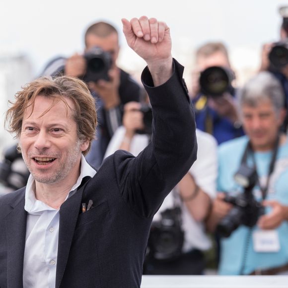 Mathieu Amalric au photocall de "Barbara" lors du 70ème Festival International du Film de Cannes, le 18 mai 2017. © Borde-Jacovides-Moreau/Bestimage