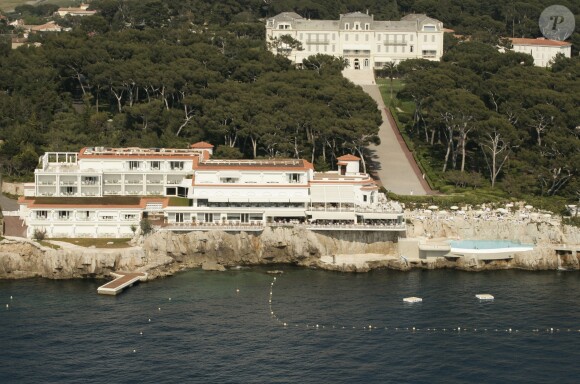 Vue aérienne de l'Hôtel du Cap-Eden-Roc à Antibes, en 2007.