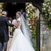 Pippa Middleton et son père Michael Middleton - Mariage de Pippa Middleton et James Matthews, en l'église St Mark's, à Englefield, Berkshire, Royaume Uni, le 20 mai 2017.