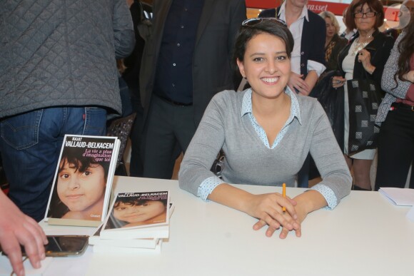 Najat Vallaud-Belkacem lors de la 37ème édition du Salon du livre au parc des expositions, à la porte de Versailles, à Paris, France, le 26 mars 2017. © CVS/Bestimage