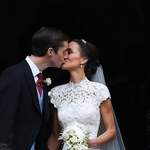 Pippa Middleton et son mari James Matthews - Mariage de Pippa Middleton et James Matthews, en l'église St Mark, à Englefield, Berkshire, Royaume Uni, le 20 mai 2017.