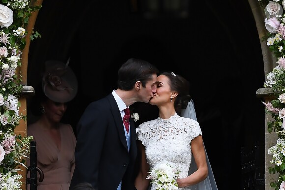 Pippa Middleton et son mari James Matthews - Mariage de Pippa Middleton et James Matthews, en l'église St Mark, à Englefield, Berkshire, Royaume Uni, le 20 mai 2017.