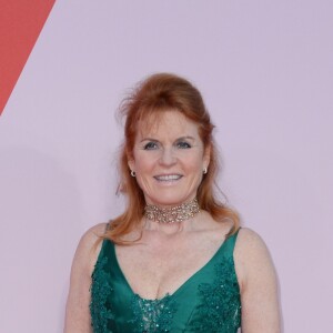 Sarah Ferguson, duchesse d'York - Défilé de mode de la fondation "Fashion for Relief" à l'aéroport de Cannes-Mandelieu, en marge du 70e Festival International du Film de Cannes. Cannes, le 21 mai 2017. © Giancarlo Gorassini/Bestimage