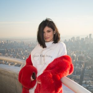 Kylie Jenner et son compagnon Tyga visitent l'Empire State Building pour la Saint Valentin à New York, le 14 février 2017 © Bryan Smith via Zuma/Bestimage