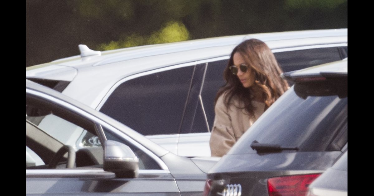 Meghan Markle lors de l'Audi Polo Challenge à Ascot le 7 mai 2017