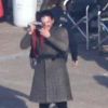 Kit Harington et Emilia Clarke - Les acteurs sur le tournage de la saison 7 de 'Game Of Thrones' en Espagne, le 25 octobre 2016