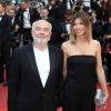 Gérard Jugnot et sa compagne Patricia Campi - Montée des marches du film "Twin Peaks" lors du 70ème Festival International du Film de Cannes. Le 25 mai 2017. © Denis Guignebourg / Bestimage