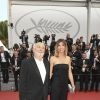 Gérard Jugnot et sa compagne Patri­cia Campi - Montée des marches du film "Twin Peaks" lors du 70ème Festival International du Film de Cannes. Le 25 mai 2017. © Pierre Pérusseau/Bestimage