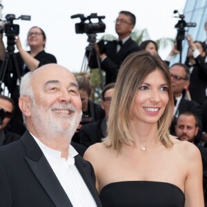 Gérard Jugnot et sa compagne Patri­cia Campi - Montée des marches du film "Twin Peaks" lors du 70ème Festival International du Film de Cannes. Le 25 mai 2017. © Borde-Jacovides-Moreau / Bestimage