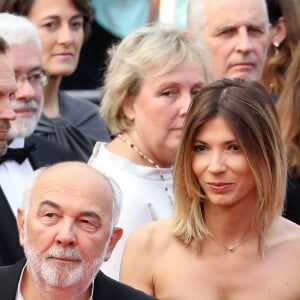 Gérard Jugnot et sa compagne Patri­cia Campi - Montée des marches du film "Twin Peaks" lors du 70ème Festival International du Film de Cannes. Le 25 mai 2017. © Borde-Jacovides-Moreau/Bestimage