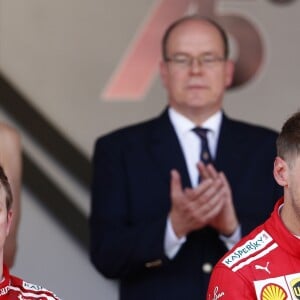 Kimi Räikkönen, Sebastian Vettel - 75e Grand Prix F1 de Monaco, le 28 mai 2017.