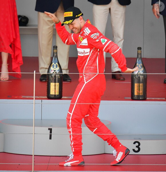 Vainqueur Sebatian Vettel - 75e Grand Prix F1 de Monaco, le 28 mai 2017. © Michael Alesi / Bestimage