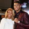 Estelle Mossely et son fiancé Tony Yoka à la 18e cérémonie des "NRJ Music Awards" au Palais des Festivals à Cannes, le 12 novembre 2016.