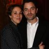 Alysson Paradis et son compagnon Guillaume Gouix lors du cocktail à l'occasion de la sortie du film de L Belvaux "Chez nous" au restaurant l'Escargot à Paris, le 20 février 2017.