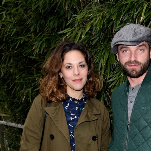 Alysson Paradis et son compagnon Guillaume Gouix - People au village des internationaux de France de tennis à Roland Garros à Paris 2 juin 2016.