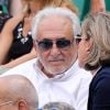 Dominique Strauss-Kahn dans les tribunes de Roland-Garros à Paris. Le 30 mai 2017.