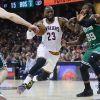 LeBron James lors du match Cleveland Cavaliers v Boston Celtics à Cleveland. Le 21 mai 2017.