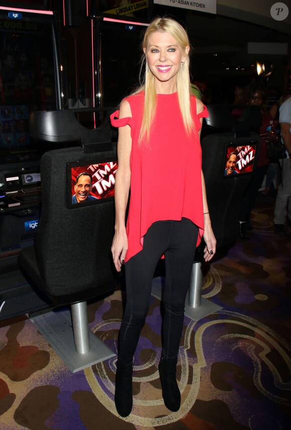 Tara Reid, invitée d'honneur de Harvey Levin à la soirée IGT's TMZ Video Slots à Las Vegas, le 28 août 2016