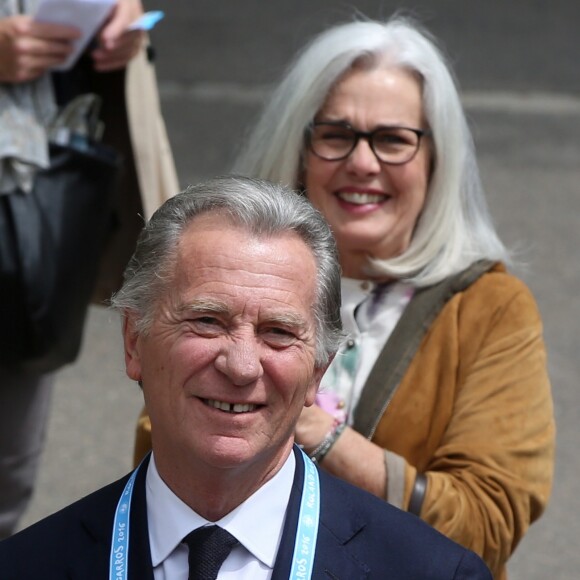 William Leymergie et sa femme Maryline - People au village des Internationaux de Tennis de Roland Garros le 26 mai 2016. © Dominique Jacovides / Bestimage
