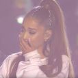 Ariana Grande très émue lors du concert One Love Manchester, le 4 juin 2017