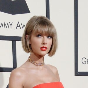 Taylor Swift à La 58ème soirée annuelle des Grammy Awards au Staples Center à Los Angeles, le 15 février 2016.