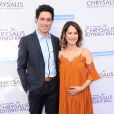 Ben Feldman et sa femme Michelle, enceinte, lors du 16e Chrysalis Butterfly Ball à Los Angeles, CA, le 3 juin 2017