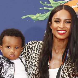 Ciara et son fils Future Zahir Wilburn au "Nickelodeon Kid's Choice Sports Awards" à Westwood. Le 16 juillet 2015