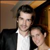 Mathieu Johann et sa compagne Clémence Castel - Lancement de l'opération Ela chez Cartier, le 27 septembre 2007.