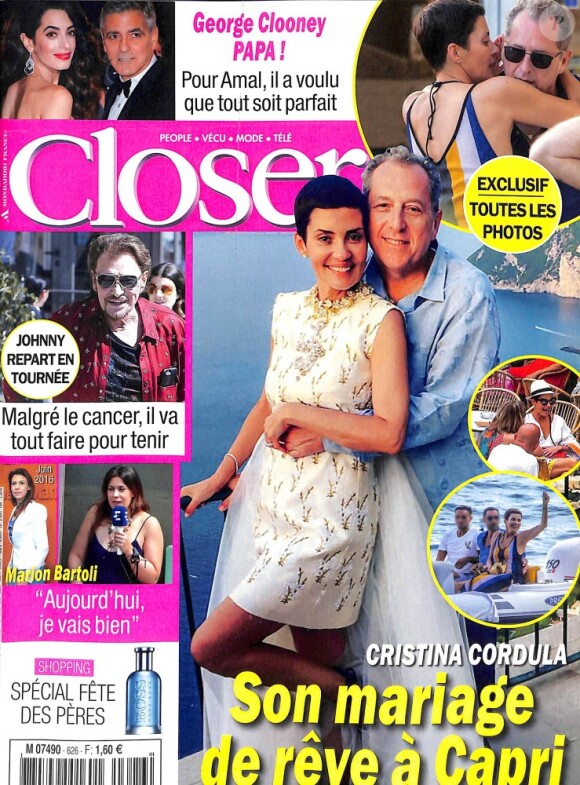 Magazine "Closer" en kiosuqes le 9 juin 2017.