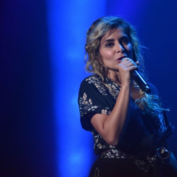 Semi-Exclusif - Julie Zenatti - 5ème édition du concert caritatif "Leurs Voix Pour l'Espoir" à l'Olympia à Paris. Le 21 septembre 2016 © Giancarlo Gorassini / Bestimage