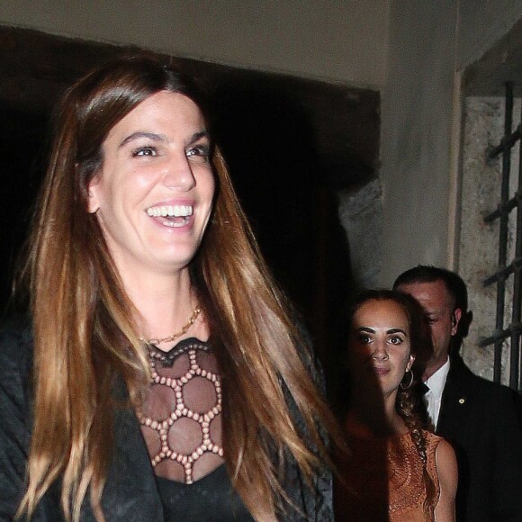 Bianca Brandolina d'Adda lors de la fête à la veille du mariage de Jessica Chastain et son fiancé Gian Luca Passi de Preposulo à Venise le 9 juin 2017.