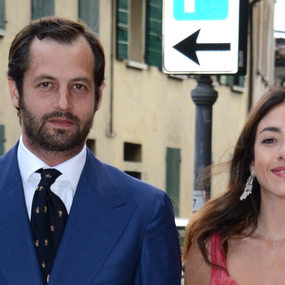 Federico Floriani et sa femme Valentina Scambia - Les invités arrivent au mariage de Jessica Chastain et de Gian Luca Passi de Preposulo à la Villa Tiepolo Passi à Trévise en Italie le 10 juin 2017.