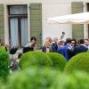 Les invités arrivent au mariage de Jessica Chastain et de Gian Luca Passi de Preposulo à la Villa Tiepolo Passi à Trévise en Italie le 10 juin 2017.