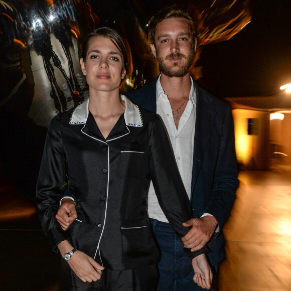 Charlotte Casiraghi et Pierre Casiraghi - Cérémonie de clôture des "Rencontres Philosophiques de Monaco" au Musée Océanographique à Monaco, le 8 juin 2017. Christian Alminana/Montblanc via Bestimage 