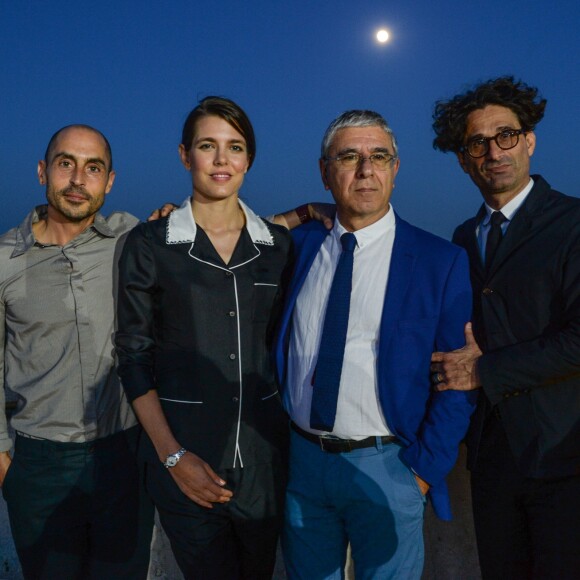 Joseph Cohen, Charlotte Casiraghi, Robert Maggiori et Raphael Zagury Orly - Cérémonie de clôture des "Rencontres Philosophiques de Monaco" au Musée Océanographique à Monaco, le 8 juin 2017. Christian Alminana/Montblanc via Bestimage 