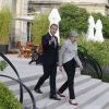 Le président de la République française Emmanuel Macron et la Première ministre britannique Theresa May lors d'une conférence de presse conjointe dans le jardin du palais de l'Elysée à Paris, le 13 juin 2017. © Nikola Kis Derdei/Bestimage