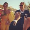 Mariage de Cristina Cordula et Frédéric Cassin au Lido del Faro. Capri, le 9 juin 2017.