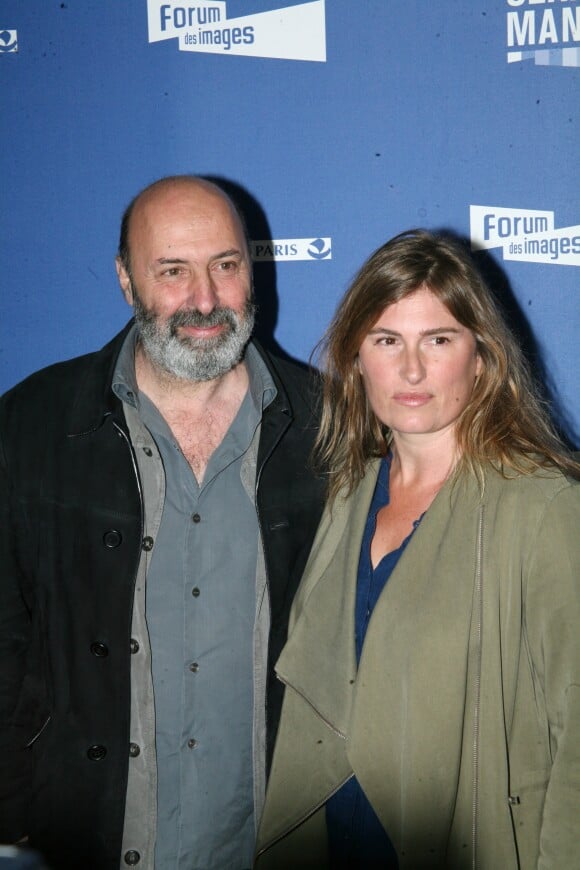 Cédric Klapisch et sa femme Lola Doillon à l'avant-première de la saison 2 de la série "Dix pour cent" lors du festival Séries Mania à l'UGC Normandie à Paris. Le 17 avril 2017
