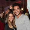 Exclusif -  Amir Haddad avec sa femme Lital - Inauguration du Village Royal By Richard Orlinski à Paris le 15 septembre 2016. © Rachid Bellak/Bestimage