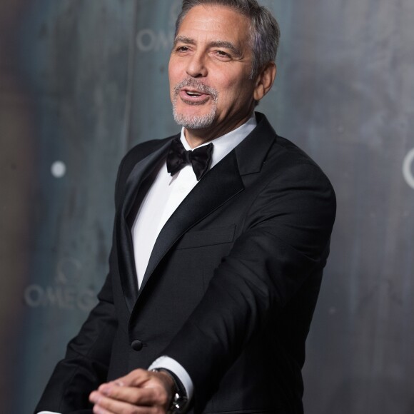 George Clooney à la soirée Omega "Lost in Space" pour fêter les 60 ans de la montre Speedmaster au Tate Modern à Londres, le 26 avril 2017.