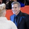 Tilda Swinton, George Clooney - Tapis rouge du film "Hail Caesar!" lors du 66e Festival International du Film de Berlin, la Berlinale, le 11 février 2016.