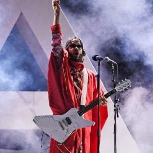 Jared Leto et Thirty Seconds to Mars en concert à West Palm Beach, le 20 mai 2017.