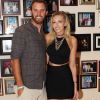 Dustin Johnson et sa fiancée Paulina Gretzky à la soirée du nouvel an 2016 de Shep Gordon au 'Wailea Beach Marriott Resort & Spa' à Hawaii, le 31 décembre 2015.