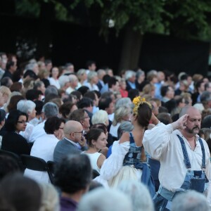 Opéra "Les Noces de Figaro" mis en scène par l'actrice J. Gayet lors de la 17e édition d'Opéra en Plein Air au Domaine Départemental de Sceaux le 14 juin 2017. © Cyril Moreau/Bestimage