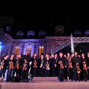 Anne Gravoin (direction musicale) - Opéra "Les Noces de Figaro" mis en scène par l'actrice J. Gayet lors de la 17e édition d'Opéra en Plein Air au Domaine Départemental de Sceaux le 14 juin 2017. © Cyril Moreau/Bestimage