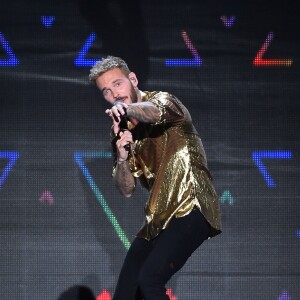 Exclusif - M Pokora (Matt Pokora) - Emission "La chanson de l'année fête la musique" dans les arènes de Nîmes, diffusée en direct sur TF1 le 17 juin 2017. Pour la treizième édition de La Chanson de L'année, c'est l'artiste Amir avec son titre "On dirait" qui a été plébiscité par les votes du public. © Bruno Bebert/Bestimage