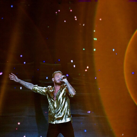 Exclusif - M Pokora (Matt Pokora) - Emission "La chanson de l'année fête la musique" dans les arènes de Nîmes, diffusée en direct sur TF1 le 17 juin 2017. Pour la treizième édition de La Chanson de L'année, c'est l'artiste Amir avec son titre "On dirait" qui a été plébiscité par les votes du public. © Bruno Bebert/Bestimage