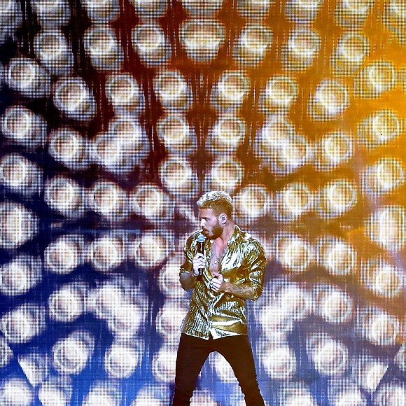 Exclusif - M Pokora (Matt Pokora) - Emission "La chanson de l'année fête la musique" dans les arènes de Nîmes, diffusée en direct sur TF1 le 17 juin 2017. Pour la treizième édition de La Chanson de L'année, c'est l'artiste Amir avec son titre "On dirait" qui a été plébiscité par les votes du public. © Bruno Bebert/Bestimage