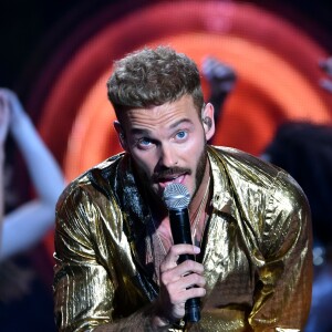 Exclusif - M Pokora (Matt Pokora) - Emission "La chanson de l'année fête la musique" dans les arènes de Nîmes, diffusée en direct sur TF1 le 17 juin 2017. Pour la treizième édition de La Chanson de L'année, c'est l'artiste Amir avec son titre "On dirait" qui a été plébiscité par les votes du public. © Bruno Bebert/Bestimage